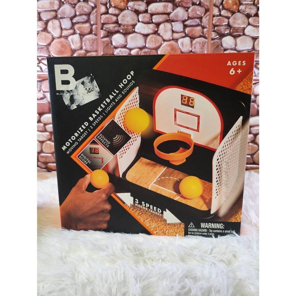 B BLACK SERIES MOTORIZED BASKETBALL HOOP #B3